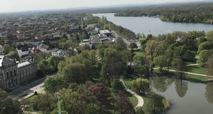 Utsikt från Hannovers rådhus.