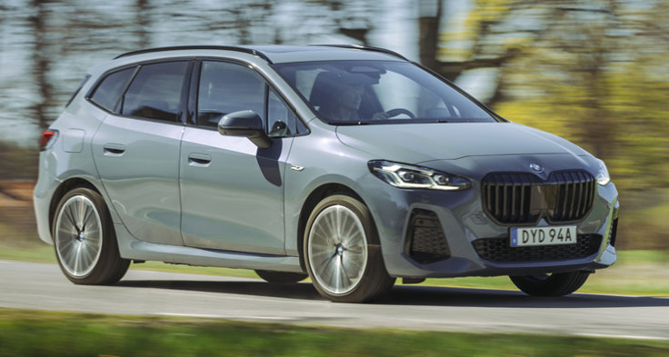 M Sverige Test BMW 230E Xdrive Active Tourer Front