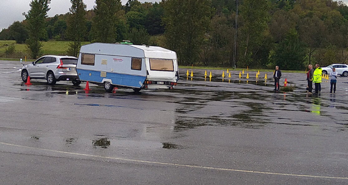 Halkkörning vid Stora Holm med lokalklubb Göteborg