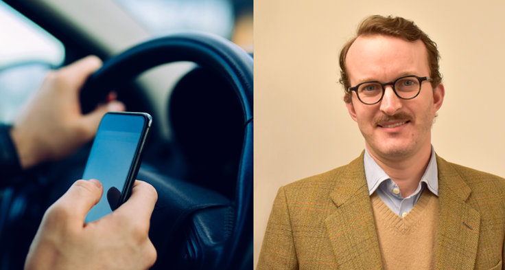 – Ett tips är att aktivera stör ej-funktionen när du ska åka bil, för att minska mängden distraherande notiser, säger Jacob Sidenvall, pressekreterare på Riksförbundet M Sverige.