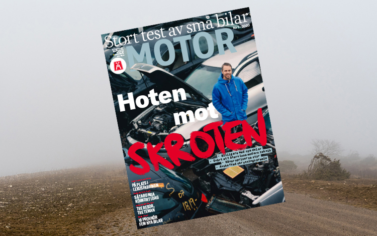Framsidan av tidningen.
