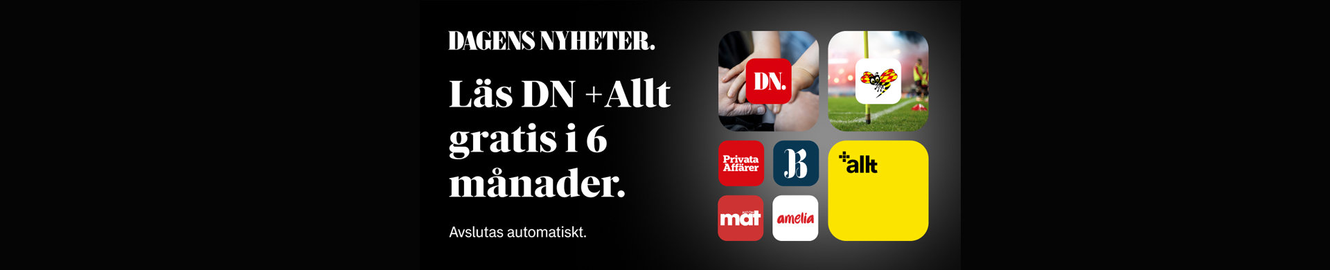 M Sverige Medlemserbjudande dagens nyheter