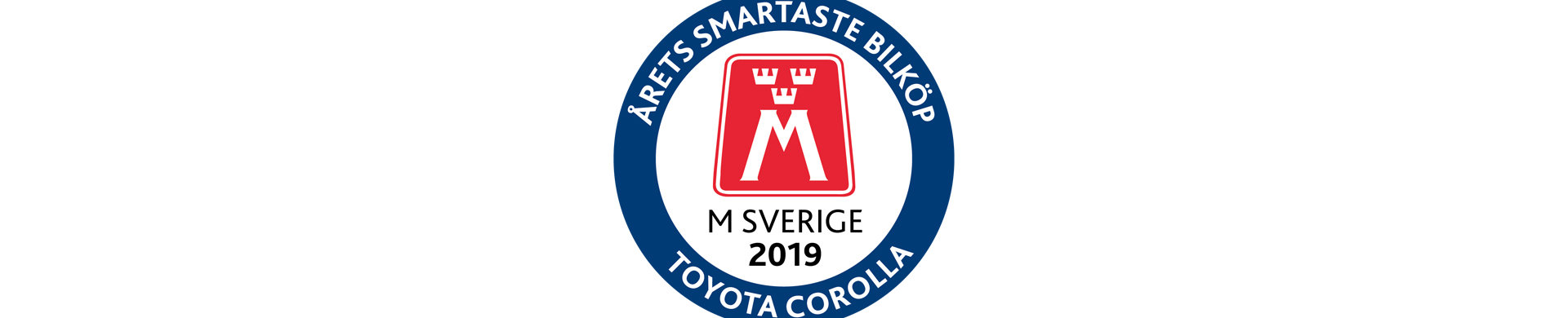 M Sverige Utnämner Toyota Corolla Till Ut Årets Smartaste Bilköp 2019 Banner