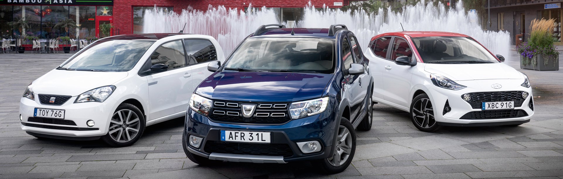 Tidningen Motor testar Dacia Sandero Stepway, Hyundai i10 och Seat Mii electric