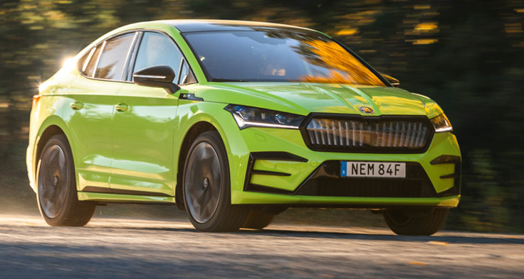 M Sverige Testar Skoda Enya Coupe RS IV Font