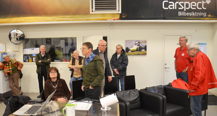 15 april 2026: Samling hos Carspect.