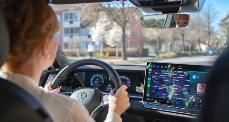 Bilen är byggd för att ge en bekväm resa.