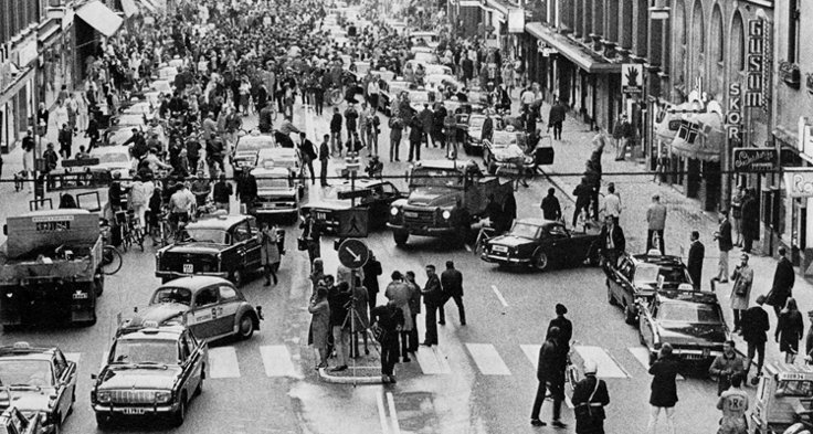 Kungsgatan, Stockholm, 1967.