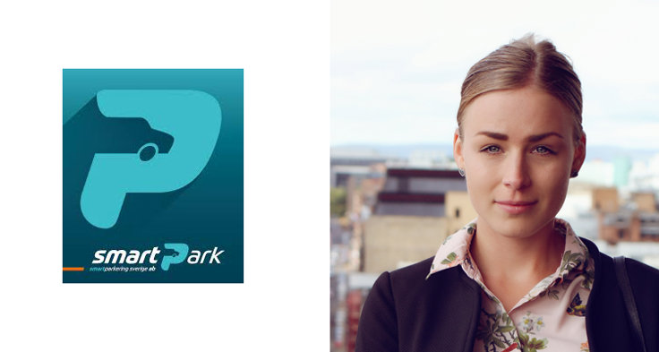 Sanna Almgren, vd Smart Parkering Sverige.