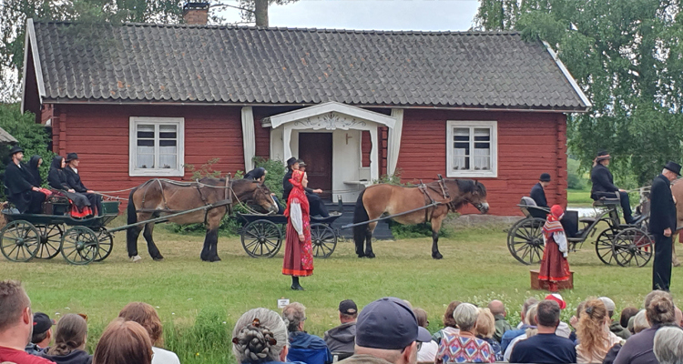 30 juni–2 juli 2023 – Nås-träffen med scen från Ingemarsspelet som uppförs i autentisk miljö på stranden av Västerdalälven varje sommar i Nås. Det är en dramatisering av Selma Lagerlöfs bok Jerusalem i Dalarne (1901), den första delen som handlar om Nåsbor, som greps av en väckelse och beslöt att utvandra till Jerusalem.