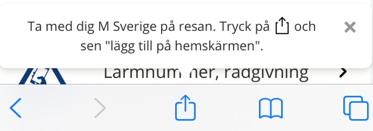 Ladda ner M Sveriges app