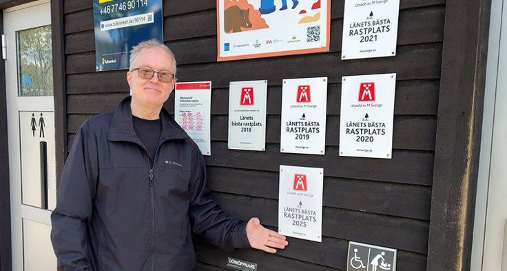 Maj 2026: Skylten Länets bästa rastplats på plats!