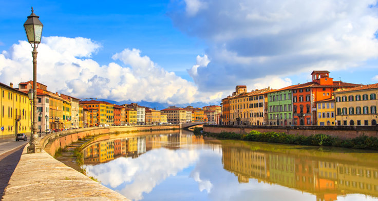 Arno, Pisa.