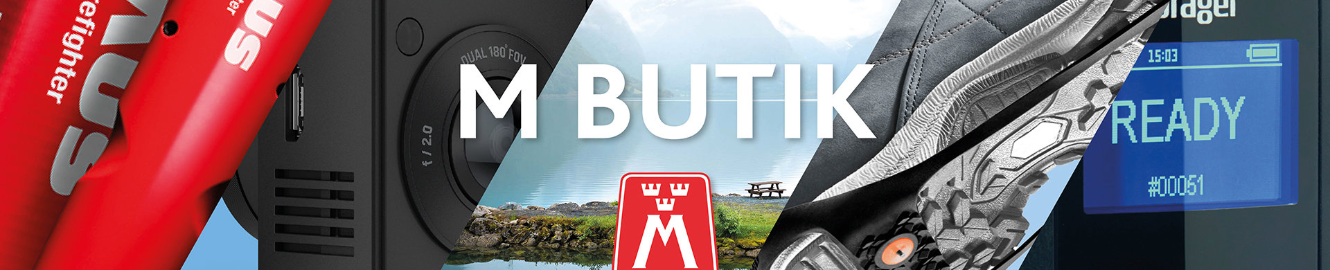 M Sverige M Butik Webbutik Banner