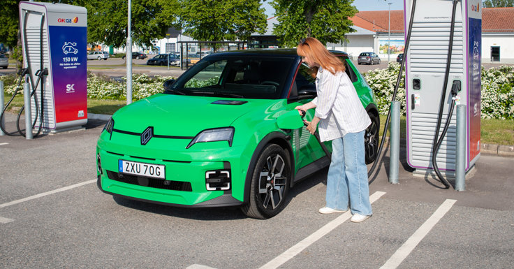 Renault 5 är en bil som väcker uppmärksamhet.