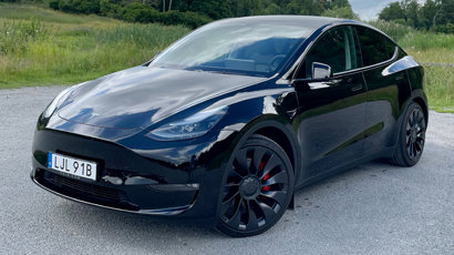 M Sverige Test Av Tesla Model Y Performance 410