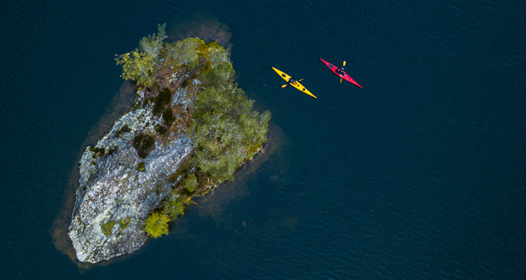 Dalsland bjuder på storslagen kajakpaddling.