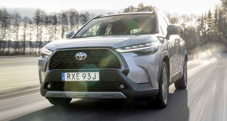 M Sverige Test Av Toyota Corolla Cross Elhybrid 2.0 AWD I Front