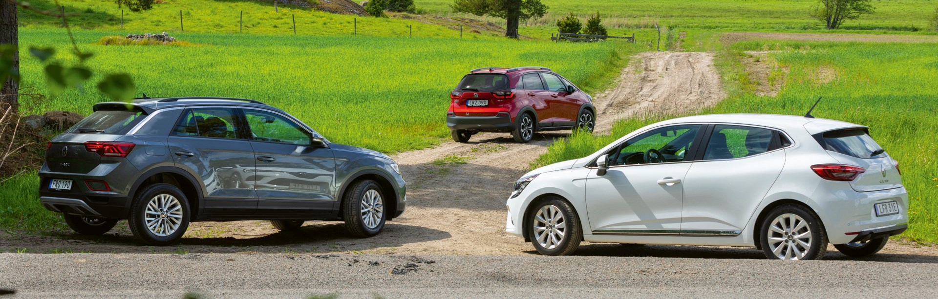 M Sverige testar Honda Jazz, Renault Clio och Volkswagen T-Roc
