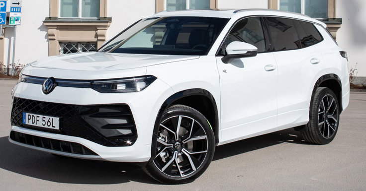 Tayron är större än både Tiguan och Touareg.