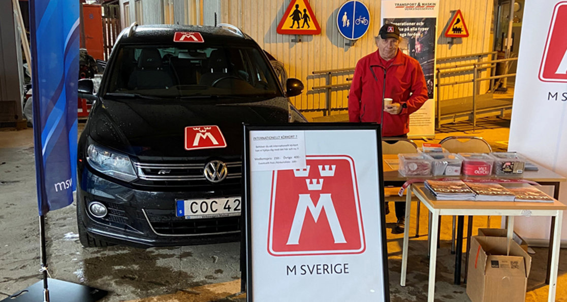 4 oktober 2025: Walter Steffert var på plats och delade ut material under Öppet Hus