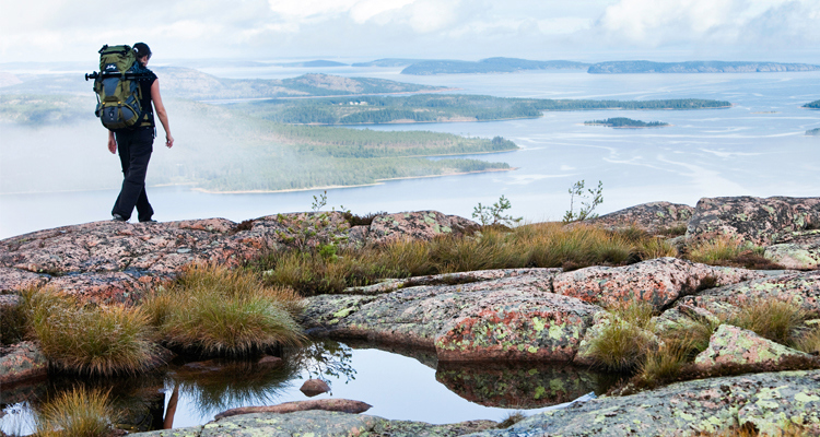 Stärkande vandring på Skuleberget.