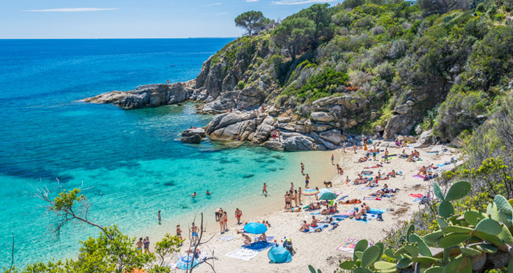 Fristranden Cavoli, Marina di Campo, Elba.