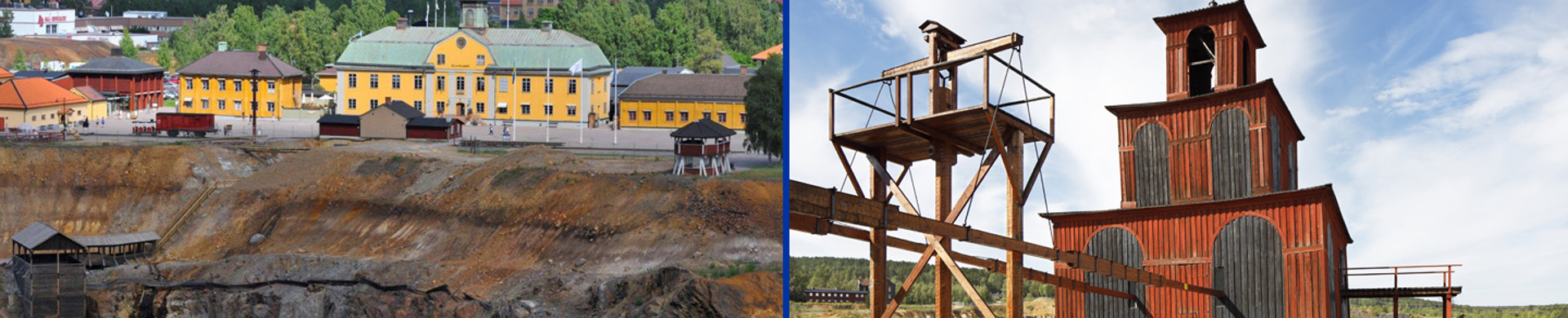 Falu Gruva Banner Längre