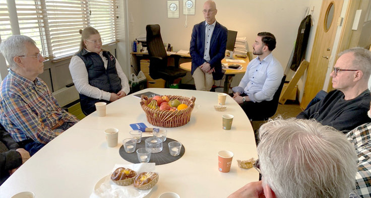 6 maj 2026: Besök Volvo Personvagnar, presentation av försäljningschef Peter Olsson.