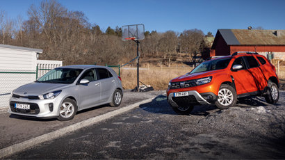 Köpa Begagnad Kia Rio Eller Ny Dacia Duster 410 Foto James Holm