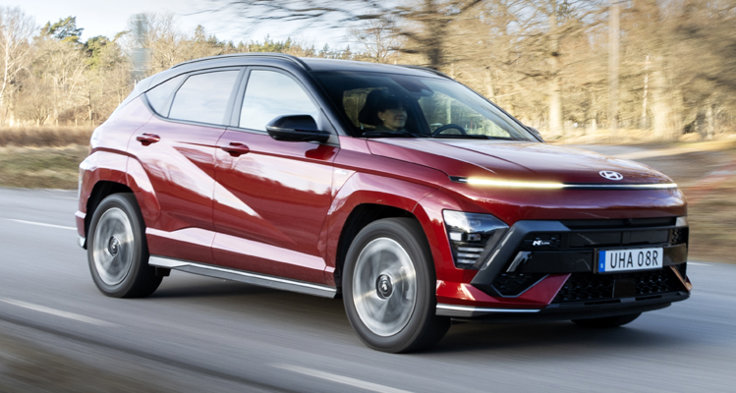 M Sverige Testar Hybrider Hyundai Kona 1.6 Gdi Hybrid Front