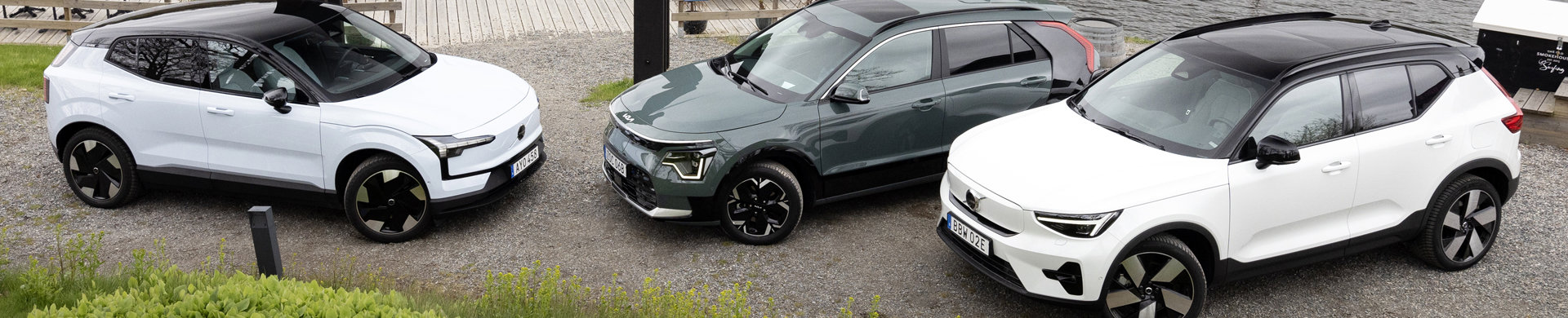 M Sverige testar Kia Niro EV, Volvo EX30 och Volvo EX40