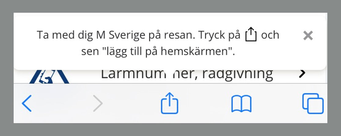 Ladda ner M Sveriges app