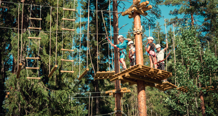 Besök Zip Adventure Park i Umeå. Foto: Pressbild