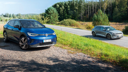 M Sverige Testar Volkswagen ID4 Pro Performance Och Hyundai Ionic 5 Essential 410