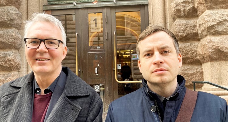Henrik Nyberg, utredare, och Carl-Erik Stjernvall, hållbarhetsexpert, båda Riksförbundet M Sverige.