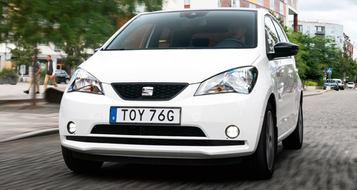 M Sverige Testar Seat Mii Electric Front