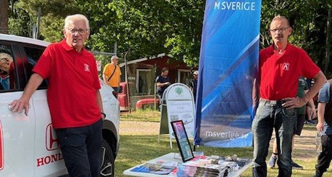 30 juni 2025: Sven Milered och Lars Karlsson deltog vid Motormåndag.