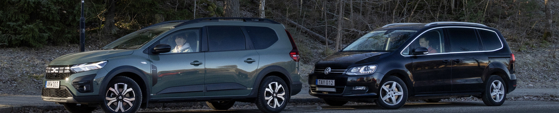 Tidningen Motor testar Dacia Jogger Hybrid 140 Extreme och Volkswagen Sharan 2,0 TDI DSG