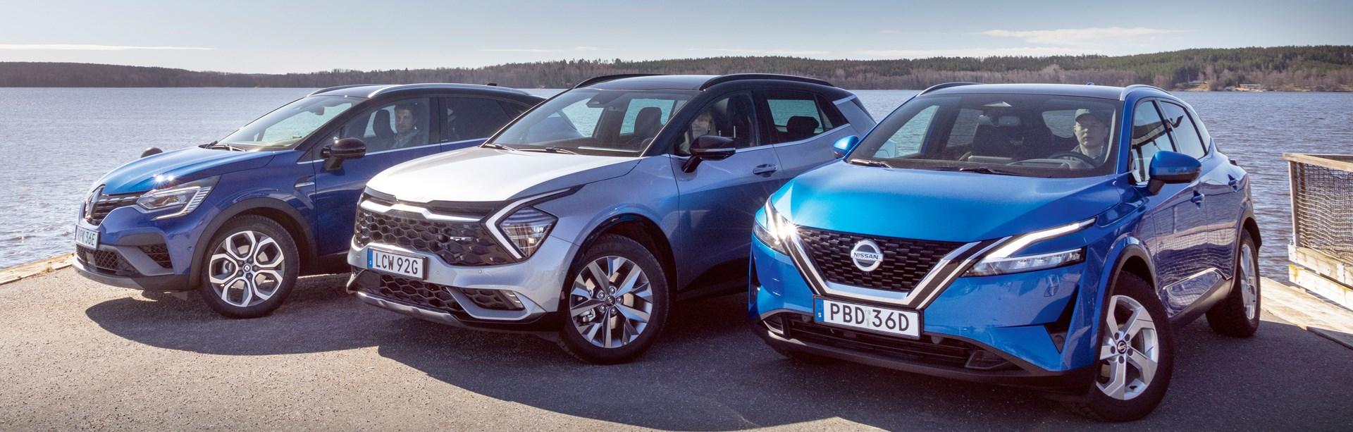 M Sverige testar Renault Captur, Kia Sportage och Nissan Qashqai 
