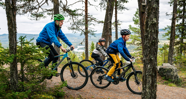 Nipleden är en pärla för vandring och cykling i Höga kusten.