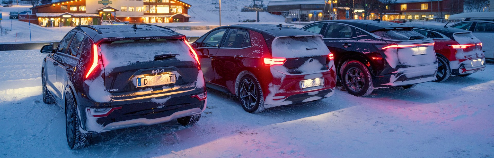 M Sverige testar KIA Niro EV, Nissan Ariya 63 KWH, Renault Megane E-tech Electric 60 KWH och Volkswagen ID.3 Pro Performance
