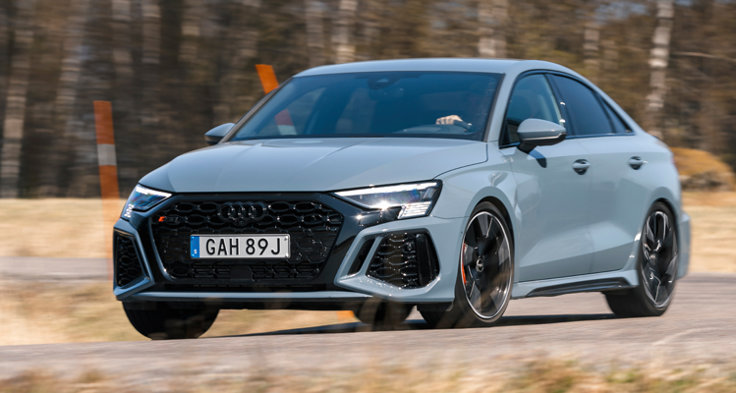 M Sverige Test Audi RS 3 Sedan Front