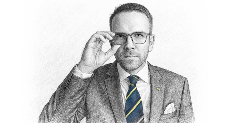 Infrastrukturminister Andreas Carlson