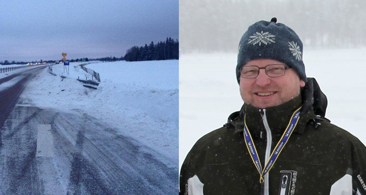 - Voltar en bil och lägger sig på taket kan det räcka med ett vattenfyllt dike, säger Johan Granlund, expert inom fordons växelverkan med väg.